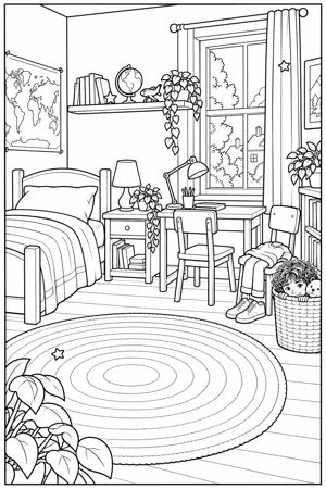 Colouring page: Can you find Ezz?
